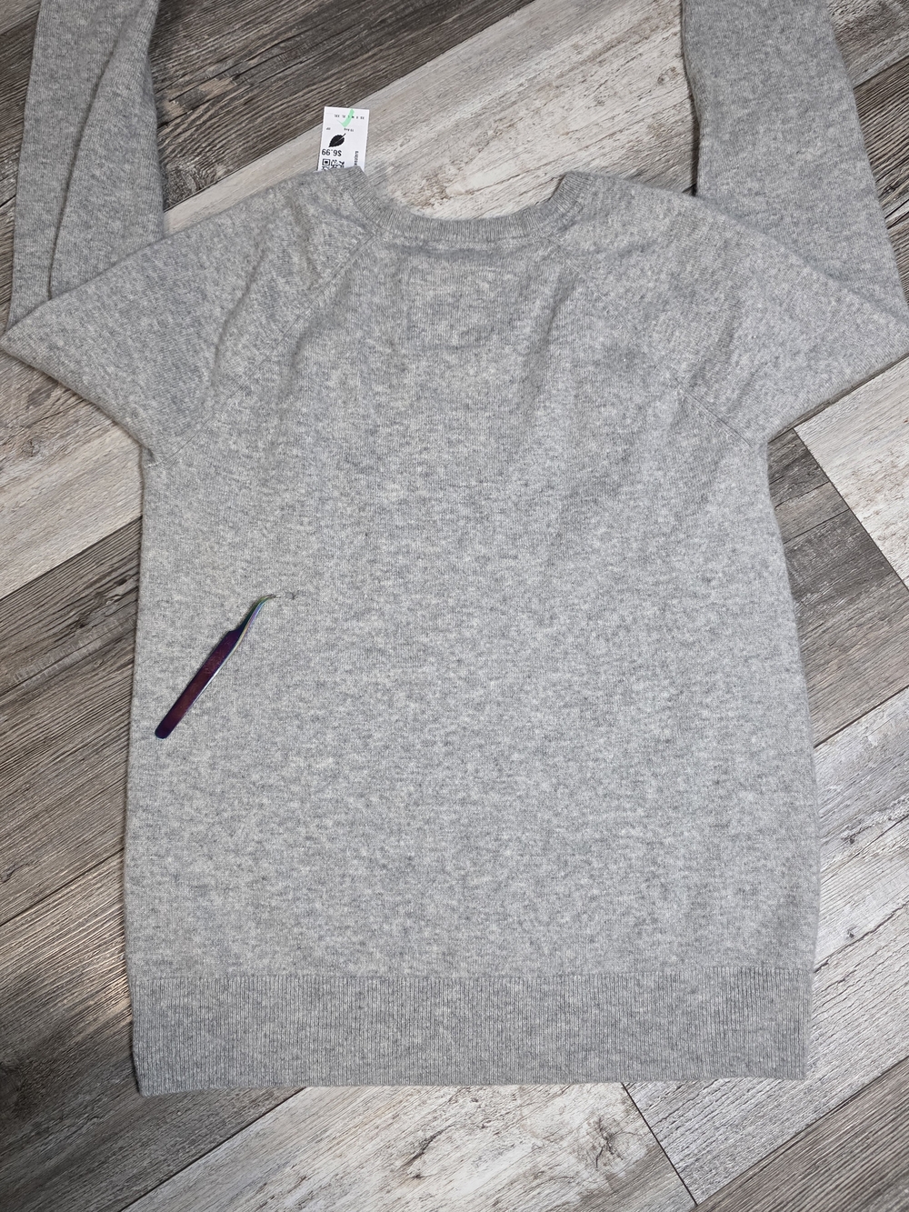 Hollister Y2K Women's Cashmere Wool Blend Crewneck Sweater Sz Sm *READ - Picture 7 of 7